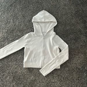 Brandy Melville Cropped Zip-Up
